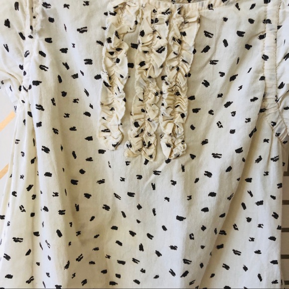 Jean Bourget Cream & Black Dress, 18M - Picture 4 of 5